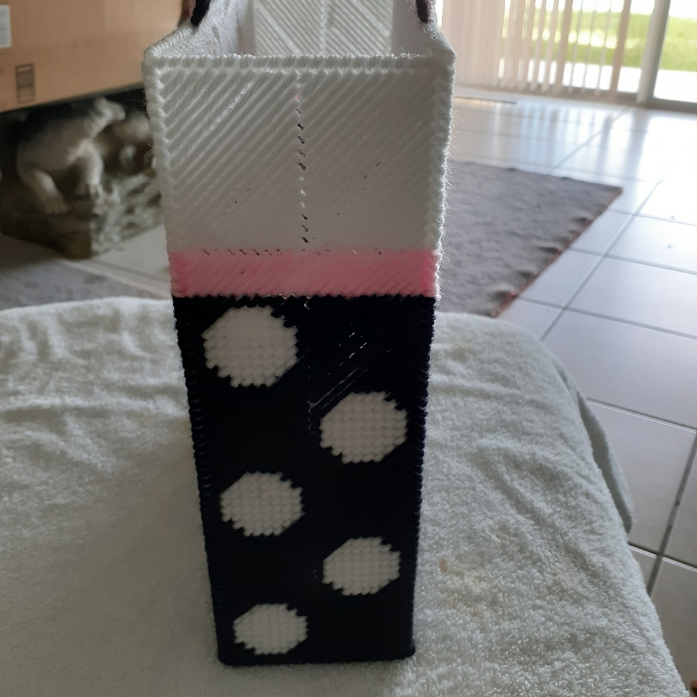 Polka dot tote bag - Picture 2 of 3